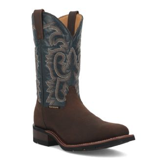 Laredo Men's Hamilton Leather Boots - Tan/Blue
