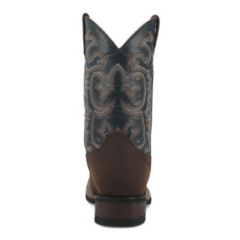 Laredo Men's Hamilton Leather Boots - Tan/Blue #4
