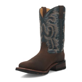 Laredo Men's Hamilton Leather Boots - Tan/Blue #8