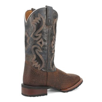 Laredo Men's Smoke Creek Leather Boots - Tan/Denim #10