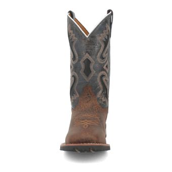 Laredo Men's Smoke Creek Leather Boots - Tan/Denim #5