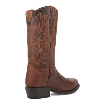 Dan Post Men's Cottonwood R Toe Leather Western Boots - Rust #10