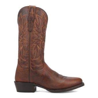 Dan Post Men's Cottonwood R Toe Leather Western Boots - Rust #2