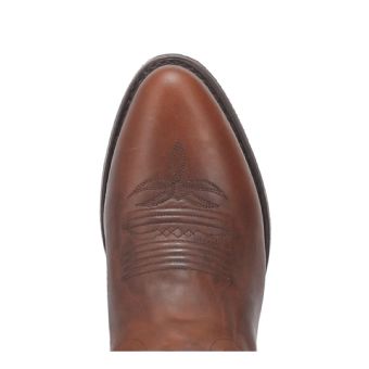 Dan Post Men's Cottonwood R Toe Leather Western Boots - Rust #6
