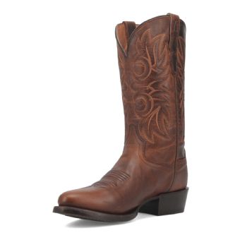 Dan Post Men's Cottonwood R Toe Leather Western Boots - Rust #8