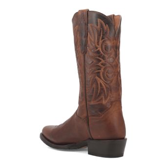 Dan Post Men's Cottonwood R Toe Leather Western Boots - Rust #9