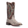 Dan Post Rynna Python Western Boots - Natural/Brown