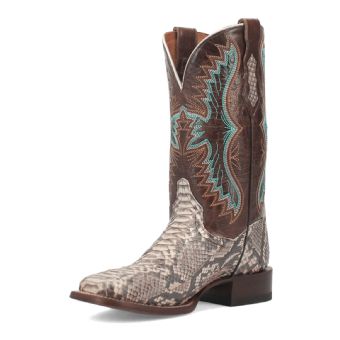 Dan Post Rynna Python Western Boots - Natural/Brown #8