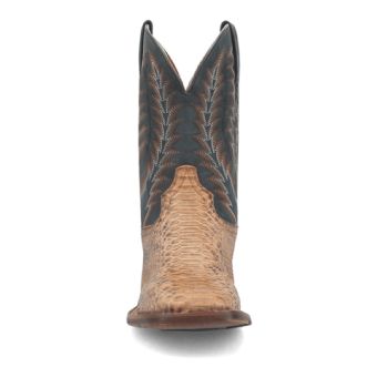 Dan Post Cowboy Certified Templeton Python Boots - Beige/Chocolate #5