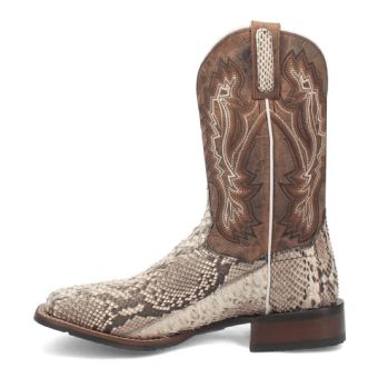 Dan Post Cowboy Certified Brutus Python Boots - Natural/Brown #3