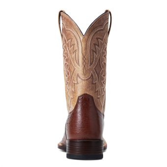 Ariat Men's Night Life Ultra Smooth Quill Ostrich Boots - Antique Tobacco/Sorrel Brown #4