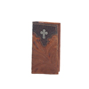 American West� Men's Rodeo Wallet - Chocolate Brown/Antique Brown