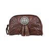 American West Lariats and Lace Cosmetic Case - Brown