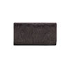 American West Hand Tooled Tri-Fold Wallet - Chocolate