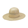 American Hat Co 15X 2X2 Two-Tone Vented Shantung Straw Hat - Tan