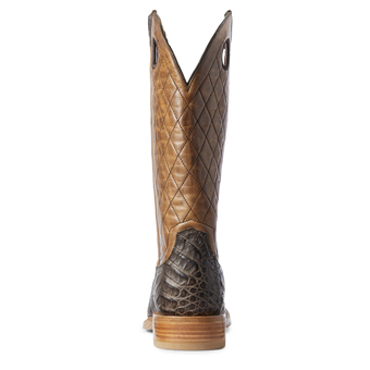 Ariat Men's Relentless Winner's Circle Caiman Belly Western Boots - Chocolate/Tough Maple #3
