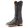 Ariat Mens Deep Water Distressed Black Pirarucu Western Boot