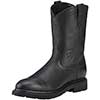 Ariat Mens Sierra Pull-on Work Boots - Black