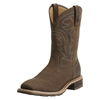Ariat Men's Hybrid Rancher Waterproof Western Boots - Oily Distressed Brown