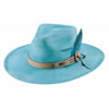 Bullhide Chasing Summer Straw Hat - Turquoise/Size S