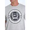 Cinch Men's Basic S/S Tee Shirt - Heather Grey