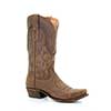 Corral Men's Narrow Square Toe Leather Boots - Gold