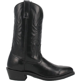 Laredo Men's Paris Leather R Toe Boots - Black #4