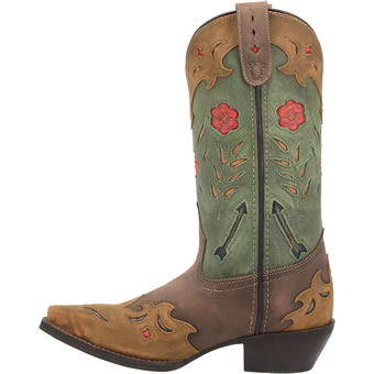 Laredo Women's Miss Kate Boots - Brown/Teal #3