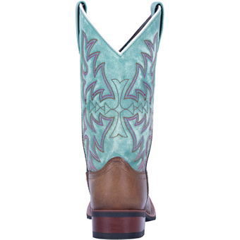 Laredo Women's Anita Western Boots - Brown/Turquoise #4