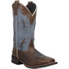 Laredo Women's Isla Stockman Boots - Tan/Blue Denim