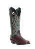 Laredo� Men's 15" Buckaroo Boots - Dark Brown/Green