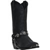 Dingo� Men's Pigskin Harness Boots w/Conchos - Black