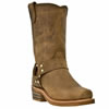 Dingo� Women's Harness Biker Boots - Tan Distressed
