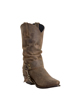 Dingo� Women's Peace Biker Boots - Tan Distressed