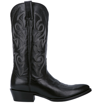 Dan Post Men's Milwaukee Leather J Toe Western Boots - Black #2