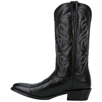 Dan Post Men's Milwaukee Leather J Toe Western Boots - Black #3
