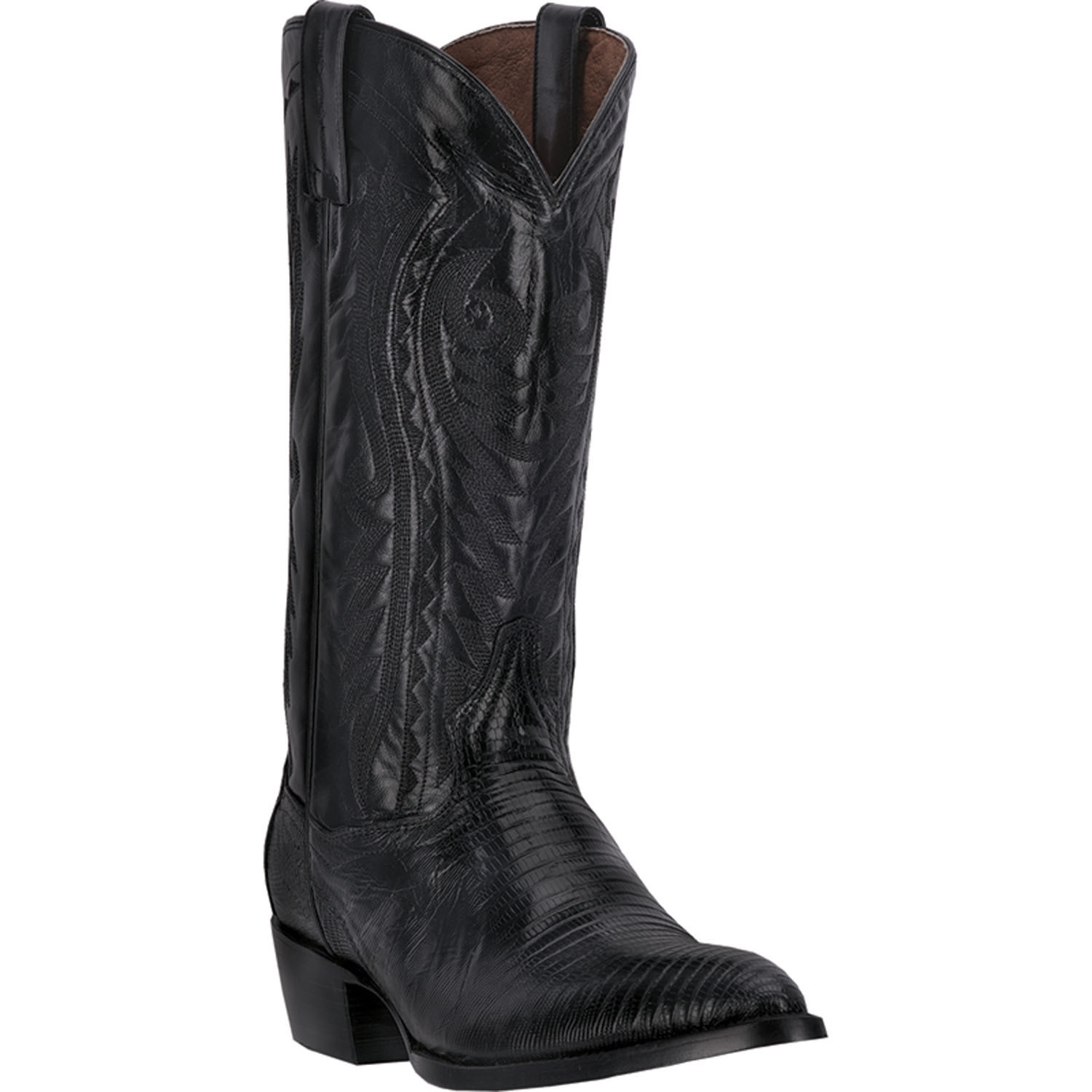 Pungo Ridge Dan Post Men's Durham Lizard J Toe Boots Black, Men's