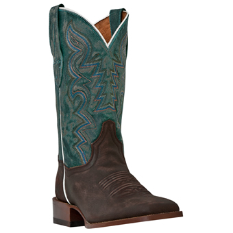 Dan Post� Cowgirl Certified� San Saba Leather Boots - Sanded Copper/Vintage Turquoise