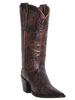 Dan Post� Women's Zena All Over Leather Western Boots - Chocolate Roblas