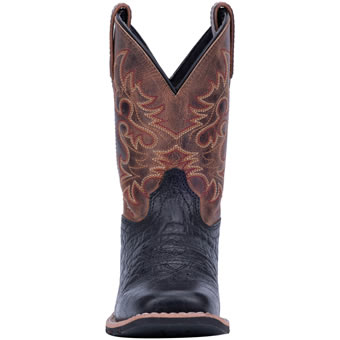Dan Post Children's Little River Cowboy Boots - Black/Brown #5