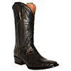 Ferrini Men's Genuine Belly Alligator FR Toe Boots - Black