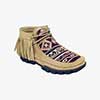 Ferrini Ladies Maya Fringed Moccasins - Tan