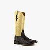 Ferrini Ladies Colt Full Quill Ostrich Square Toe Boots - Cognac