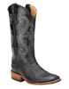 Ferrini� Ladies Distressed Kangaroo Western Boots - Black