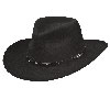 Black Creek BC2044 Crushable Wool Hat - Black