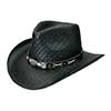 Jack Daniel's JD03-705 Bendable Straw Hat - Black