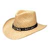 Jack Daniel's JD03-705 Bendable Straw Hat - Natural