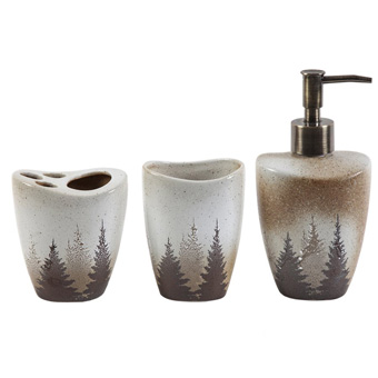 Clearwater Pines 3-Piece Bathroom Accessory Set
