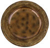4-Piece Round Rustic Barbed Wire Iron Tray