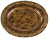 4-Piece Oval Rustic Barbed Wire Platter Set